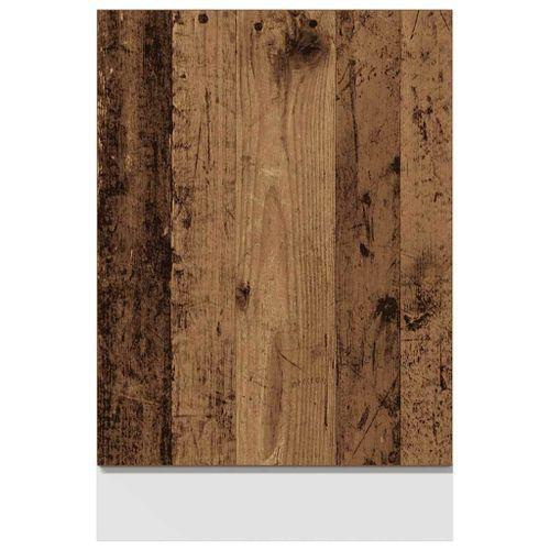 Panneau de lave-vaisselle vieux bois 45x3x67 cm bois ingénierie - Photo n°3; ?>