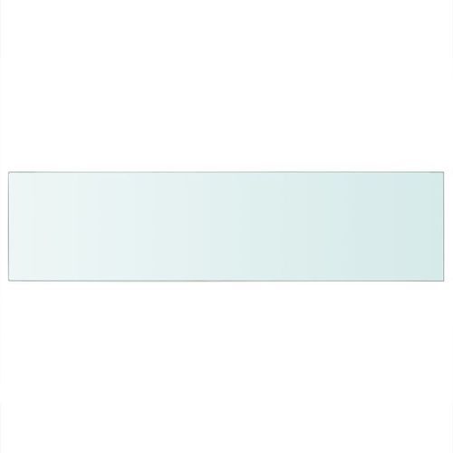 Panneau pour étagère Verre transparent 100 x 25 cm - Photo n°2; ?>