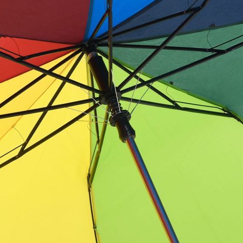 Parapluie pliable automatique Multicolore 124 cm - Photo n°2; ?>