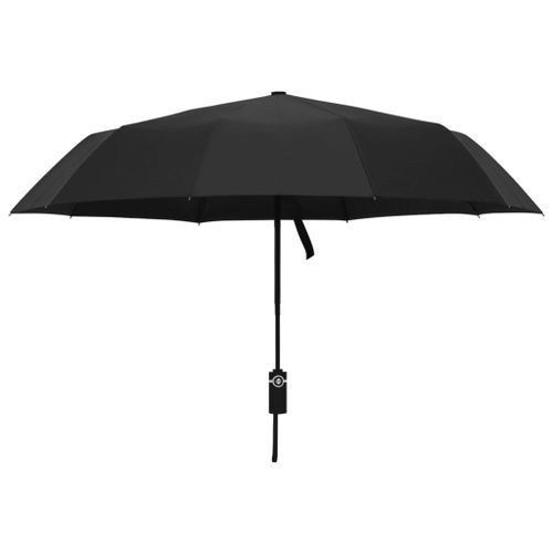 Parapluie pliable automatique Noir 104 cm - Photo n°3; ?>