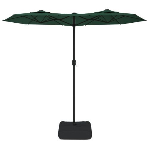 Parasol à double tête vert 316x240 cm - Photo n°3; ?>