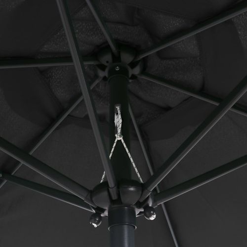 Parasol Anthracite 200x211 cm Aluminium - Photo n°2; ?>