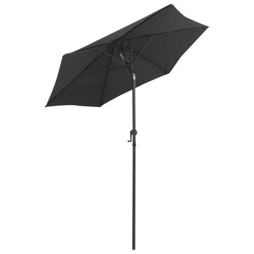 Parasol Anthracite 200x211 cm Aluminium - Photo n°3; ?>