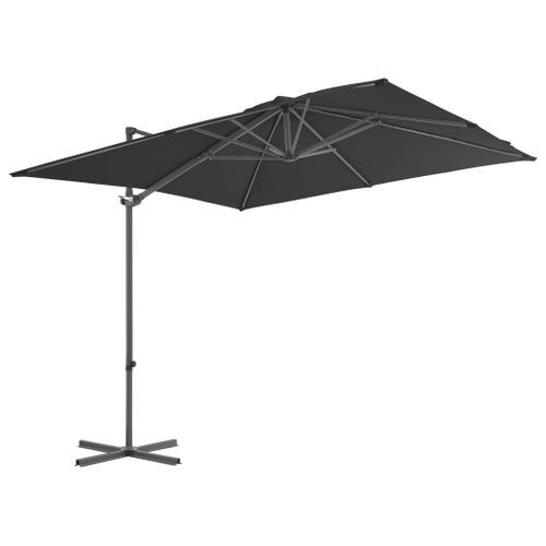 Parasol avec base portable Anthracite - Photo n°3; ?>