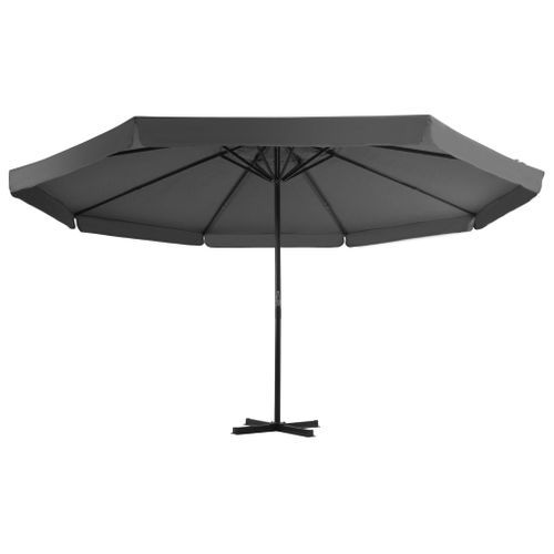 Parasol avec base portable Anthracite 2 - Photo n°3; ?>