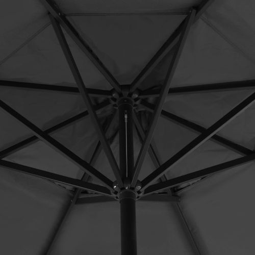 Parasol avec mât en aluminium 500 cm Anthracite - Photo n°2; ?>