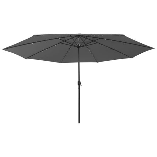 Parasol D'extérieur Avec LED Et Mât En Métal 400 Cm Anthracite 17 Parasol d'extérieur avec LED et mât en métal 400 cm Anthracite - Photo n°3; ?>