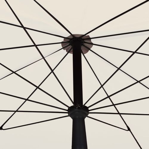 Parasol de jardin avec mât 200x130 cm Sable - Photo n°2; ?>