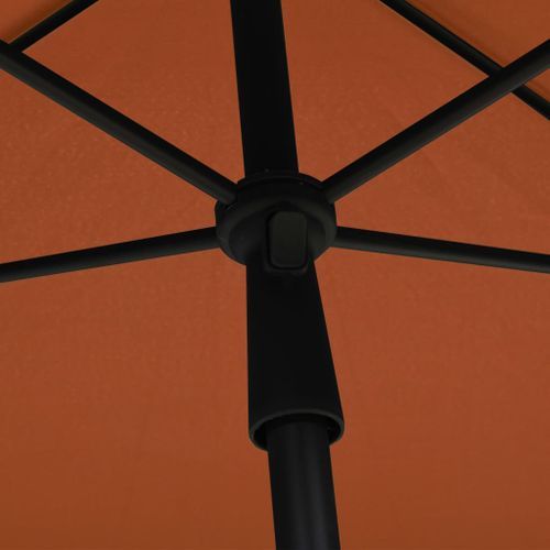 Parasol De Jardin Avec Mât 210x140 Cm Terre Cuite 14 Parasol de jardin avec mât 210x140 cm Terre cuite - Photo n°2; ?>