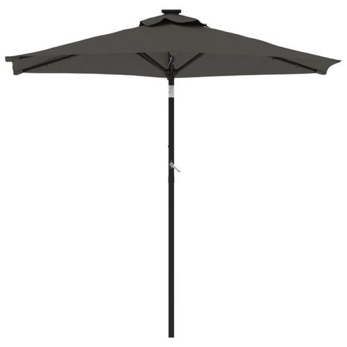 Parasol de jardin avec mât en acier anthracite 225x225x212 cm - Photo n°3; ?>