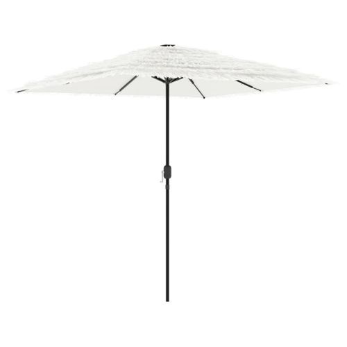 Parasol de jardin avec mât en acier blanc 248x248x248 cm - Photo n°2; ?>