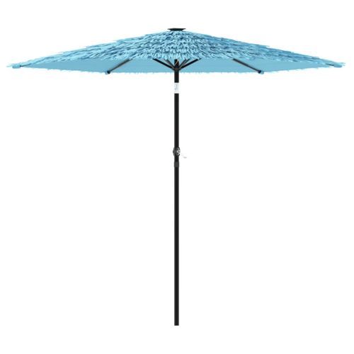 Parasol de jardin avec mât en acier bleu 223x223x213 cm - Photo n°2; ?>