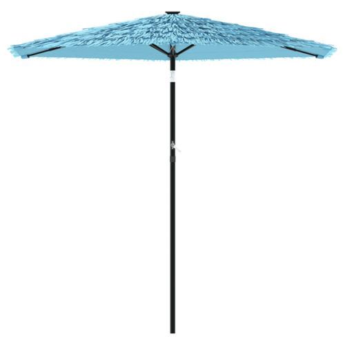 Parasol de jardin avec mât en acier bleu 223x223x213 cm - Photo n°3; ?>