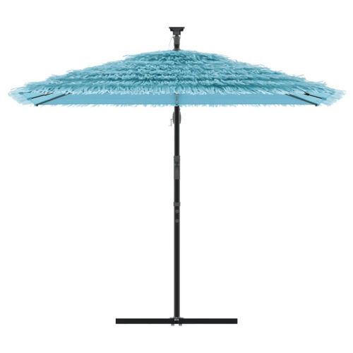 Parasol de jardin avec mât en acier bleu 246x246x230 cm - Photo n°3; ?>