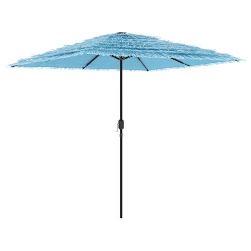 Parasol de jardin avec mât en acier bleu 248x248x248 cm - Photo n°2; ?>