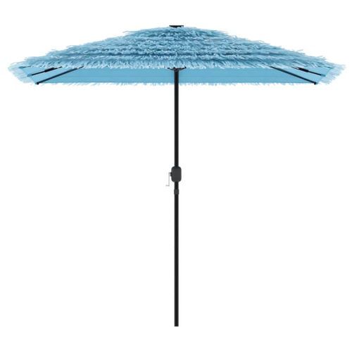 Parasol de jardin avec mât en acier bleu 248x248x248 cm - Photo n°3; ?>