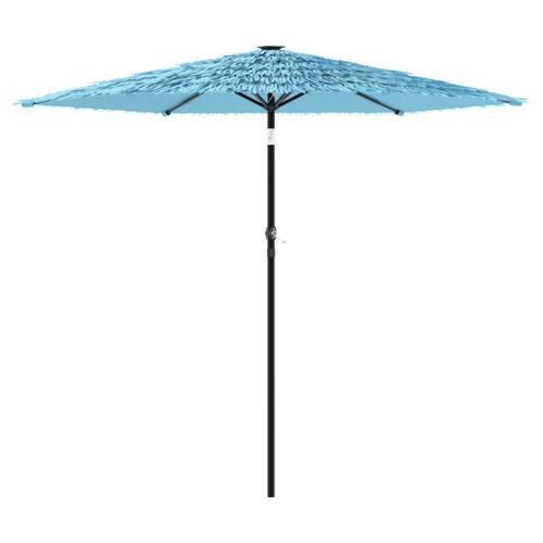 Parasol de jardin avec mât en acier bleu 268x268x226 cm - Photo n°2; ?>