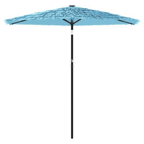 Parasol de jardin avec mât en acier bleu 268x268x226 cm - Photo n°3; ?>