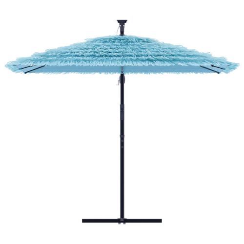 Parasol de jardin avec mât en acier bleu 269x269x235 cm - Photo n°3; ?>