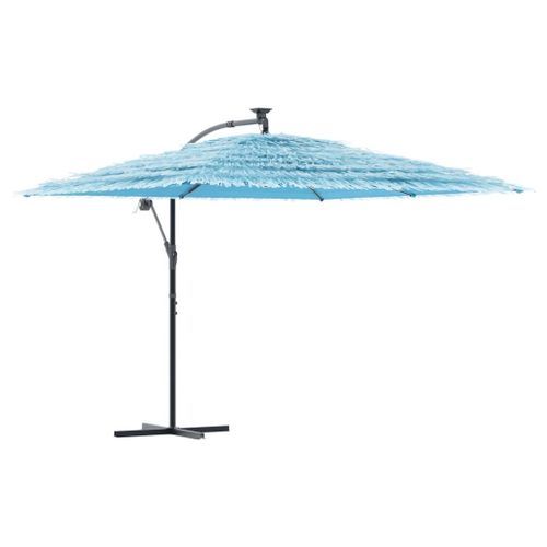 Parasol de jardin avec mât en acier bleu 290x290x238 cm - Photo n°2; ?>