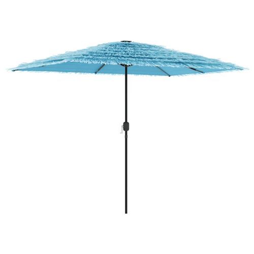 Parasol de jardin avec mât en acier bleu 300x200x250 cm - Photo n°2; ?>