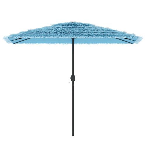 Parasol de jardin avec mât en acier bleu 300x200x250 cm - Photo n°3; ?>