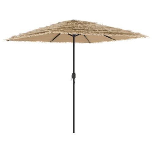 Parasol de jardin avec mât en acier marron 248x248x248 cm - Photo n°2; ?>