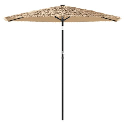 Parasol de jardin avec mât en acier marron 268x268x226 cm - Photo n°3; ?>