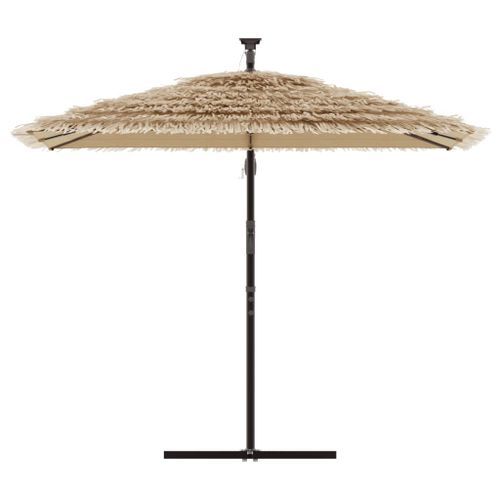 Parasol de jardin avec mât en acier marron 290x290x238 cm - Photo n°3; ?>