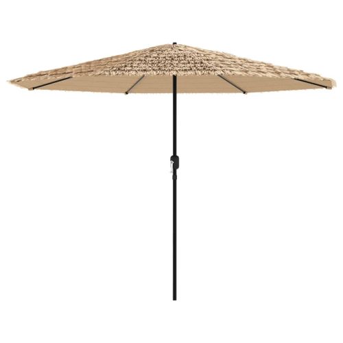 Parasol de jardin avec mât en acier marron 324x324x247 cm - Photo n°3; ?>