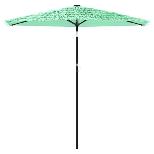 Parasol de jardin avec mât en acier vert 223x223x213 cm - Photo n°3; ?>