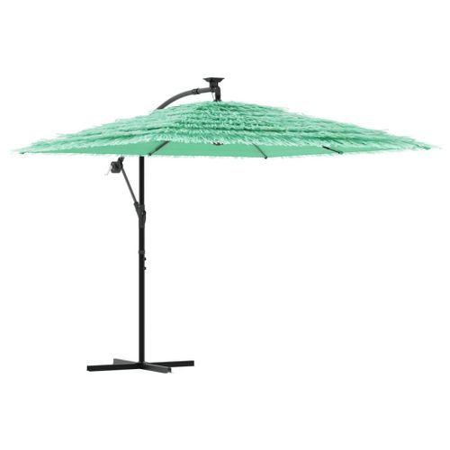 Parasol de jardin avec mât en acier vert 246x246x230 cm - Photo n°2; ?>