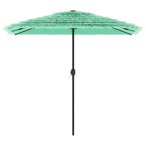 Parasol de jardin avec mât en acier vert 248x248x248 cm - Photo n°3; ?>