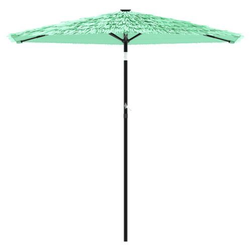 Parasol de jardin avec mât en acier vert 268x268x226 cm - Photo n°3; ?>