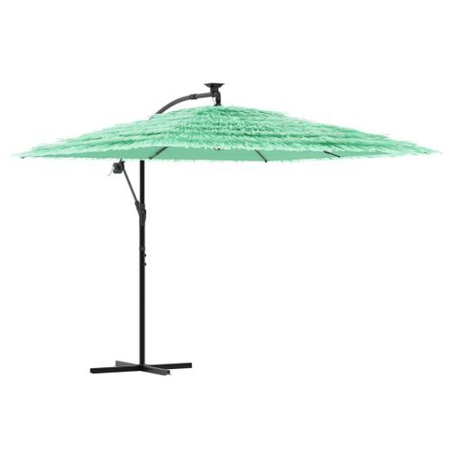 Parasol de jardin avec mât en acier vert 269x269x235 cm - Photo n°2; ?>