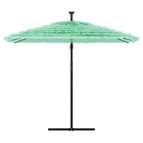 Parasol de jardin avec mât en acier vert 269x269x235 cm - Photo n°3; ?>