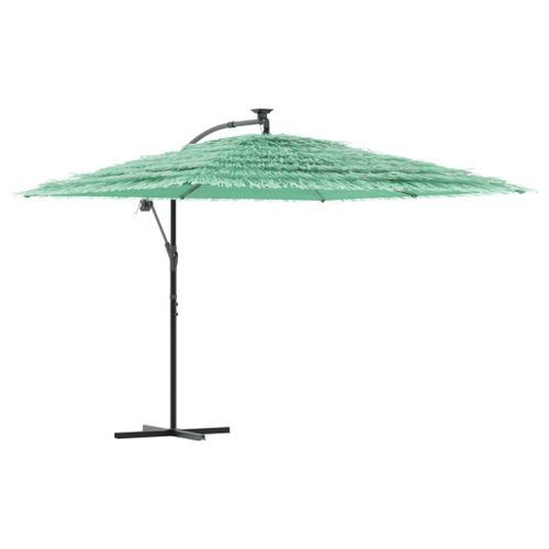 Parasol de jardin avec mât en acier vert 290x290x238 cm - Photo n°2; ?>