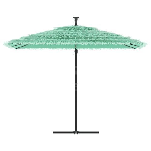 Parasol de jardin avec mât en acier vert 290x290x238 cm - Photo n°3; ?>