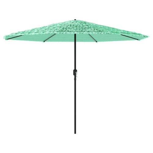 Parasol de jardin avec mât en acier vert 324x324x247 cm - Photo n°2; ?>