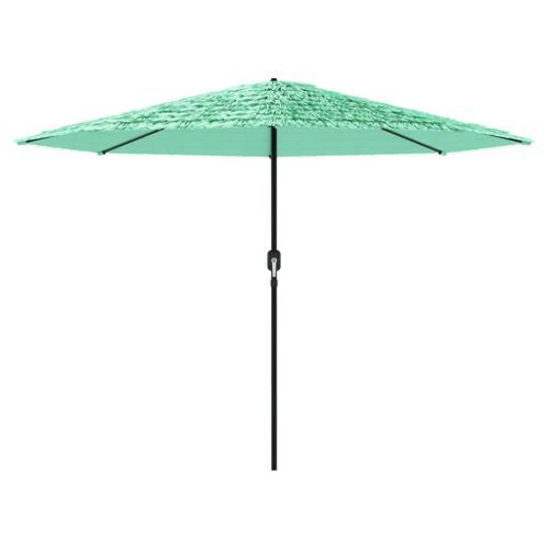 Parasol de jardin avec mât en acier vert 324x324x247 cm - Photo n°3; ?>