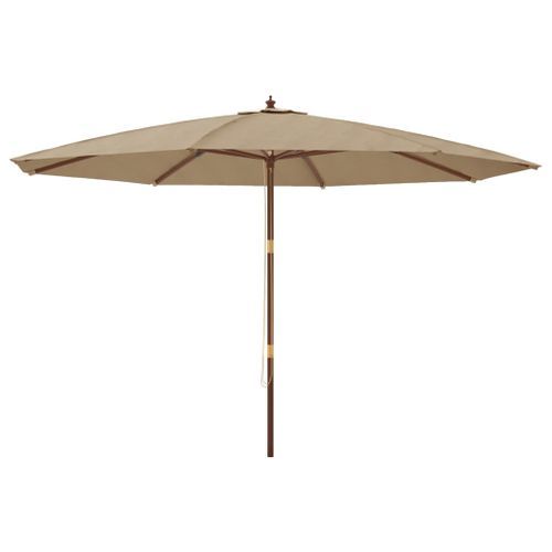 Parasol De Jardin Avec Mât En Bois Taupe 400x273 Cm 18 Parasol de jardin avec mât en bois taupe 400x273 cm - Photo n°2; ?>