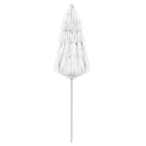 Parasol de plage Blanc 180 cm - Photo n°3; ?>