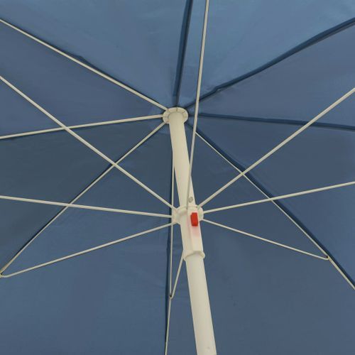 Parasol de plage Bleu 240 cm 2 - Photo n°2; ?>