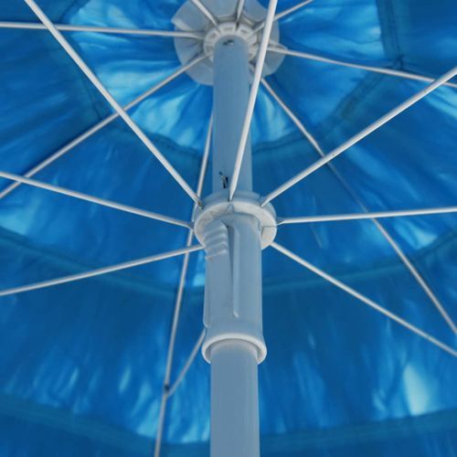 Parasol de plage Bleu 300 cm 2 - Photo n°2; ?>