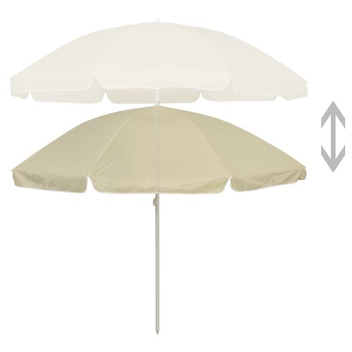 Parasol De Plage Jaune Sable 240 Cm 2 15 Parasol de plage Jaune sable 240 cm 2 - Photo n°3; ?>