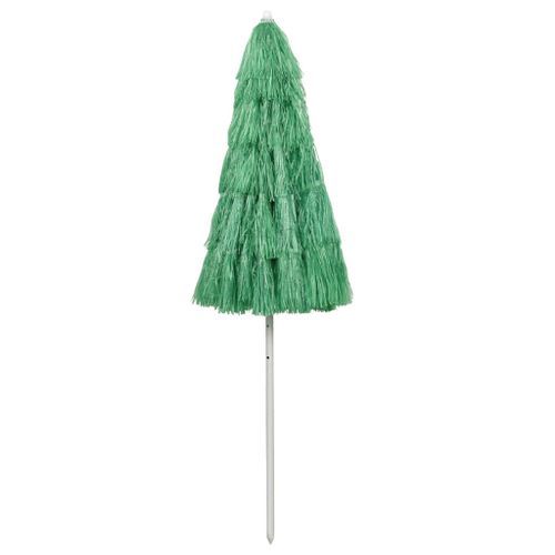 Parasol de plage Vert 240 cm - Photo n°3; ?>