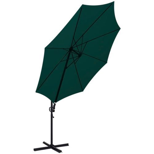 Parasol En Porte-à-faux Rond Aluminium Vert 3m 18 Parasol en porte-à-faux rond Aluminium vert 3m - Photo n°2; ?>