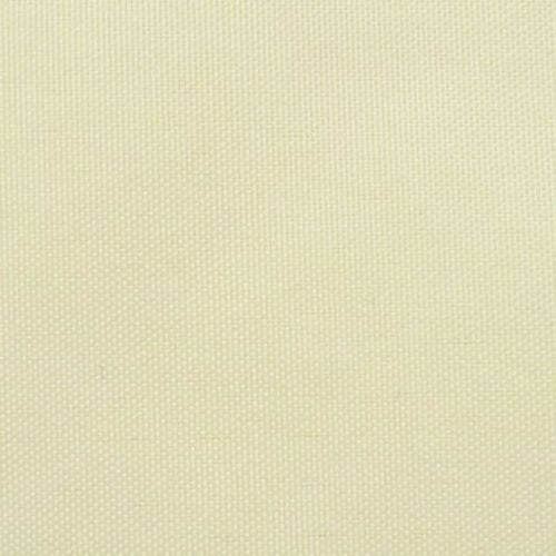 Parasol en tissu Oxford carré 3,6 x 3,6 m Crème - Photo n°2; ?>