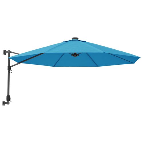 Parasol Mural Avec LED Bleu Mer 290 Cm 22 Parasol mural avec LED bleu mer 290 cm - Photo n°2; ?>