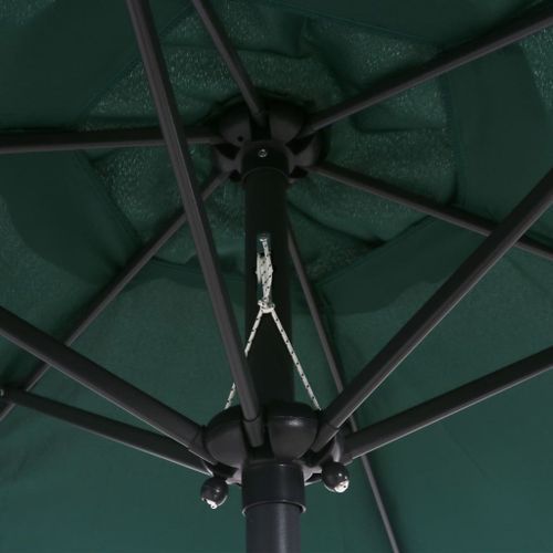 Parasol Vert 200x211 cm Aluminium - Photo n°2; ?>